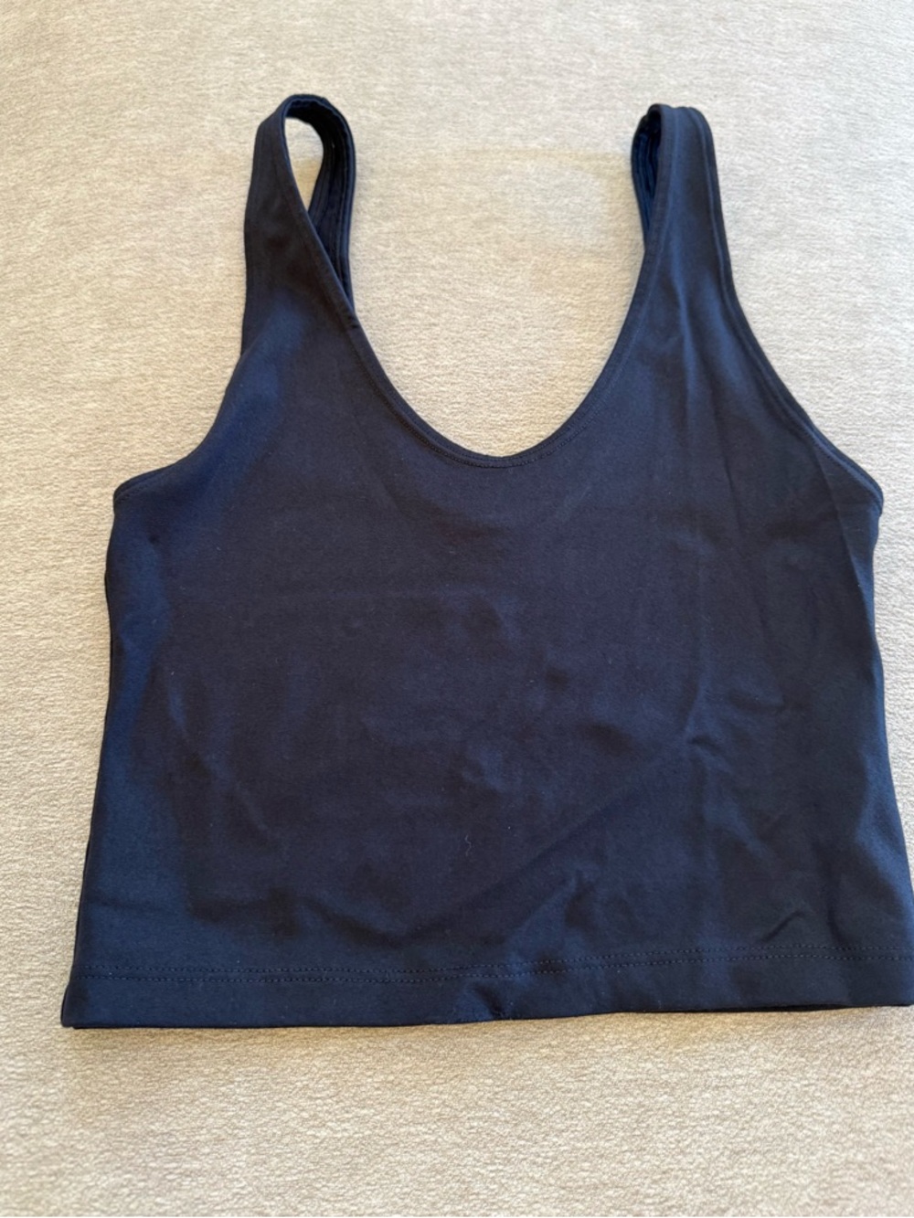 Abercrombie & Fitch Black Cropped Tank Top XS